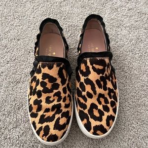 Kate Spade Lily Sneaker - slip on leopard print - size 6